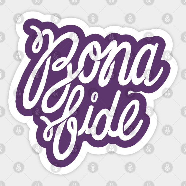 Bona fide Sticker by seancarolan